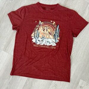 Good Things Will Come Graphic Tee | Desert Cactus Western Boho Shirt | SHEIN